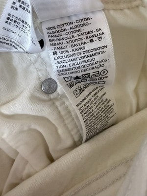 Levis 501 ‘90s Womens Jeans 30 30x32 White Ivory Button Fly Original New