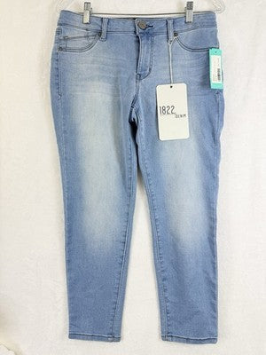 1822 Denim Jeans 10 30 Crop Stitch Fix Butter Skinny Light Blue Womens New NWT