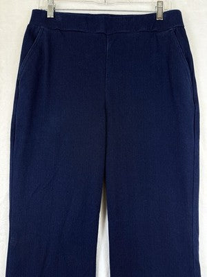 Appleseeds Pants Medium Pull On Denim Dark Blue Womens