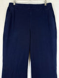 Appleseeds Pants Medium Pull On Denim Dark Blue Womens