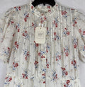 Gap X DÔEN Dress Medium Women Pintuck Floral Midi Doen Boho Whimsical New NWT