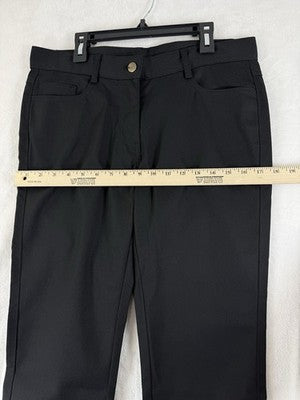 Burger King Uniform Womens 8 Jeans Pants Embroidered Logo Black Crew Employee