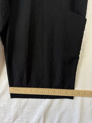 Habitat Clothes To Live In Large Cropped Pants Black Artsy Art To Wear Womens