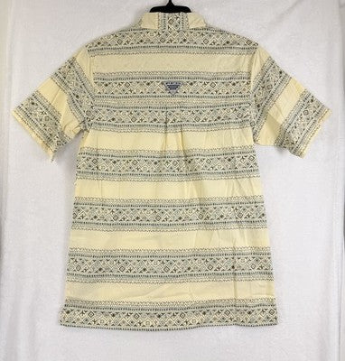 Columbia PFG Shirt Small Mens Short Sleeve Fishing Wild Cast Camp Button Up New