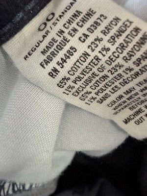 American Eagle Jeggings Size 00 Dark Blue Zip Ankle Denim Jeans