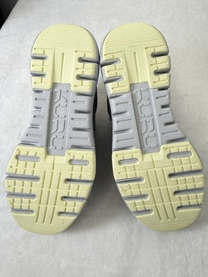 Kuru Shoes Womens 7.5 Wide Flex Via Dove Gray Sneakers Plantar Fasciitis New