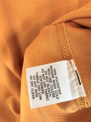 Eastern Mountain Sports 1/2 Zip Shirt XL Techwick Orange Mock Long Sleeve Mens
