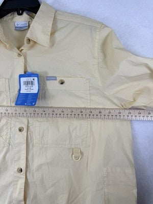 Columbia Shirt Women Large Top Brea Falls Short Sleeve Hiking Fishing New NWT