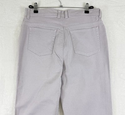 Gloria Vanderbilt Amanda Jeans 10 Long Womens Light Purple Denim