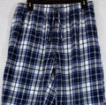 Lands End Flannel Pajama Pants Medium Mens Blue Plaid