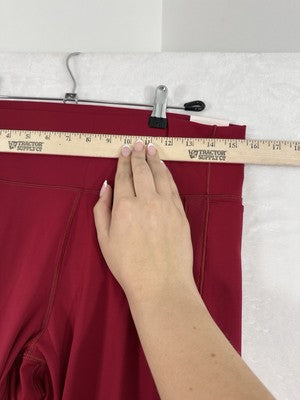 CALIA Women's Inspire Mesh Red Leggings Sz XL Womens 7/8 Legging NWT $108 NEW