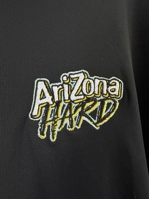 Arizona Hard Iced Tea Golf Polo XL Mens Black Adidas Short Sleeve Shirt