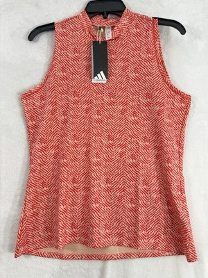 Adidas Golf Shirt Womens Medium Ultimate Sleeveless Mock Neck Top NWT