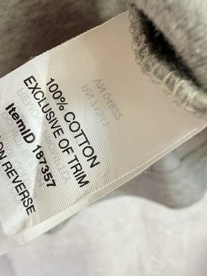 LL Bean Interlock Turtleneck Top Medium Womens Gray Knit Long Sleeve Tops