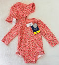 Baby Gap Rash Guard Swim Set 6-12 Months Swimsuit Pink Long Sleeve New NWT