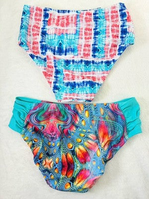 Venus Bikini Bottom Lot Small 4 Womens Blue Swimsuit Bottoms