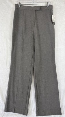 Napa Valley Dress Pants 8 Women Gray Comfort Waist Slimming Straight Leg New NWT