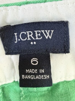 J Crew Classic Chino Shorts 6 Lot Pink Green 4” 5” Womens 100% Cotton