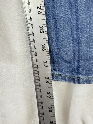 Gap Baggy Mid Rise Jeans 8 Short 29 Womens Blue Wide Leg Ultrasoft Denim New NWT