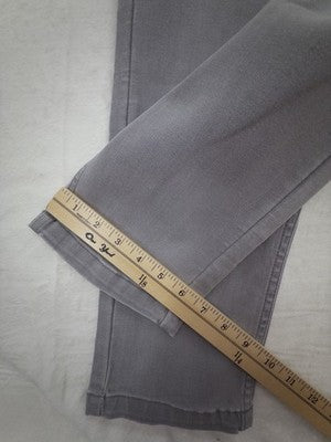 Mugsy Johnnys Jeans 28x30 Mens Gray Classic Straight Leg Stretch Denim New NWT