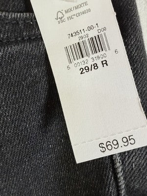 Gap High Rise Cropped Capri Jeans 29 8 Women Black Crop Capris New NWT