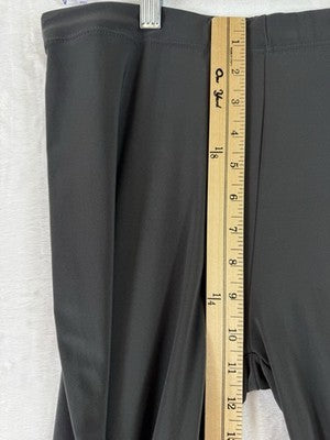 Clara Sun Woo Signature Pants XL Gray Pull On Straight Leg Sunwoo Womens