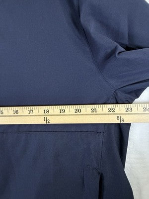 Sunderland Of Scotland Golf Jacket Windbreaker Medium Short Sleeve Men Navy Blue