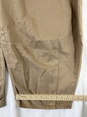 Gap Mid Rise Easy Horseshoe Jeans XL Tan Beige Pull On Womens New NWT