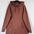 Toad & Co Dress Medium Follow Through Hooded Hoodie Long Sleeve Rust Sweatshirt