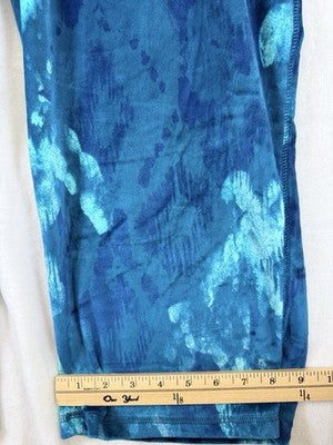 Lularoe 3XL Cozy Velour Pants Teal Green Pull On Plus Size Womens New NWT