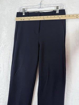 J Crew High Rise Cameron Pants 6 Tall Navy Blue Womens 6T