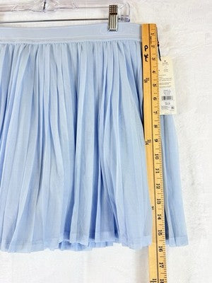 Calia Pleated Tennis Skort XL Blue Womens Skirt W/ Shorts New NWT