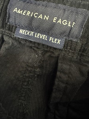 American Eagle Corduroy Joggers Medium Mens Pull On Black Next Level Flex