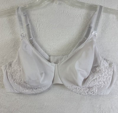 Olga Bra 40C 35063 Luxury Lift Underwire Womens White