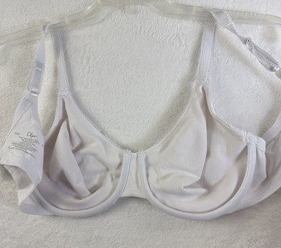 Olga Bra 40C 35063 Luxury Lift Underwire Womens White