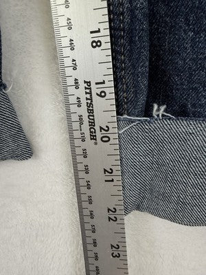 Old Navy Crop Jeans Womens 16 Slouchy Straight Leg Extra High Rise Blue NWT