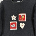 Vintage Warner Bros Sweatshirt Small Holiday Christmas Tweety Bird Gray Womens