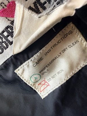 Obermeyer Ski Pants Women 10 Vintage High Waist Black Wool Blend Snow