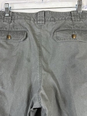 LL Bean Tropic Weight Cargo Pants 33x29 Gray Classic Fit *FlawRead