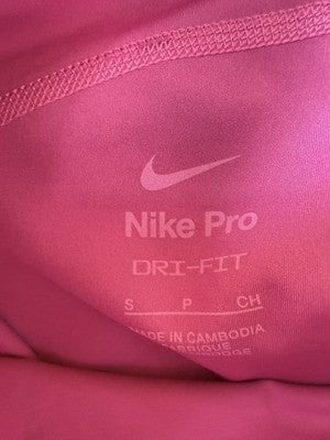 Nike Pro 365 Shorts 3” Small Pink Womens Pull On New NWT