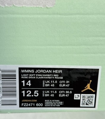 Jordan Heir Series 14 Womens Treat Yourself Pink Basketball Shoes Sneakers New