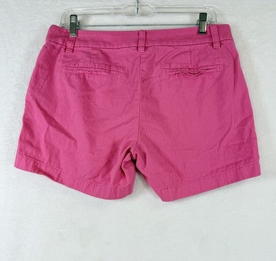 J Crew Classic Chino Shorts 6 Lot Pink Green 4” 5” Womens 100% Cotton