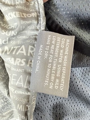 National Geographic Lindblad Expeditions Antarctica Jacket Large Gray Mens