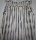 Ci Sono Pants Medium Pull On Straight Leg Lightweight Cotton Blend Ivory Gray