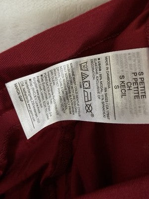 Gap Body Pajama Pants Small Petite Modal Red Knit Womens PJ New NWT
