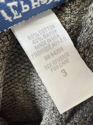 Stephanie Schuster Princess Knitwear Sweater 3X Gray Lagenlook 90s Cowl Women