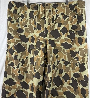 LL Bean XL Duck Hunting Pants Waterproof Camo Mens