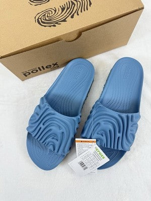 Salehe Bembury x Crocs Pollex Slides 12 Men Tashmoo Blue Sandals New In Box
