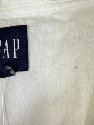 Gap Tops For Women XL Tall Summer Peter Pan Collar 100% Cotton Off White New