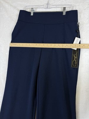Diane Gilman DG2 Pants Medium Petite Pull On Straight Leg Womens Stretch New NWT